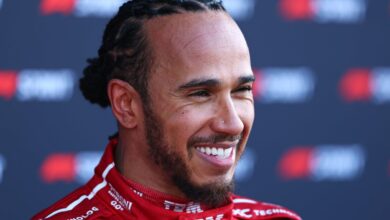 Lewis Hamilton claims historic first F1 win for Ferrari in China GP sprint race