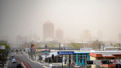 Dust storms rage across New Mexico as transit authorities close major highways to avoid pileups