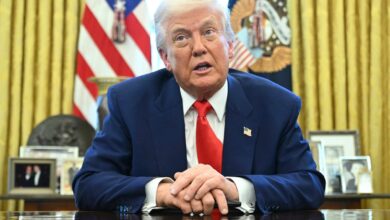 Trump tariffs live: Asian markets tumble after Trump admits concerns over ‘costs and problems’