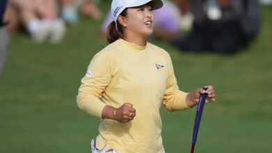 Mao Saigo of Japan wins the Chevron Championship with a birdie in a 5-way playoff