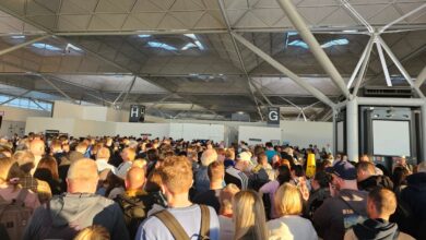 Stansted Airport chaos as IT crash sees hundreds miss flights