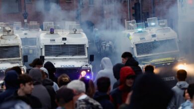 Northern Ireland riots latest: Minister decries ‘three-day festival of hate and destruction’ after 41 injured