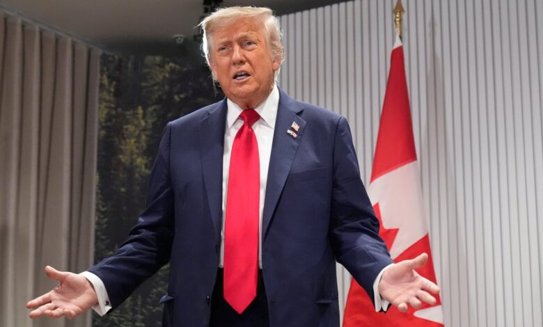 Trump suspends trade talks with Canada over digital services tax plan Trump suspends trade talks with Canada over digital services tax plan