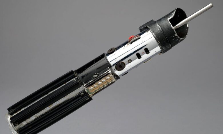Darth Vader’s lightsaber to be auctioned for the first time