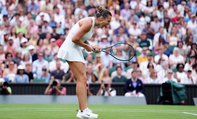 Aryna Sabalenka’s impressive grand slam streak goes on at Wimbledon Aryna Sabalenka’s impressive grand slam streak goes on at Wimbledon