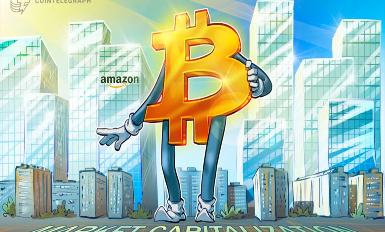 Bitcoin Surpasses Amazon in Market Cap Bitcoin Surpasses Amazon in Market Cap