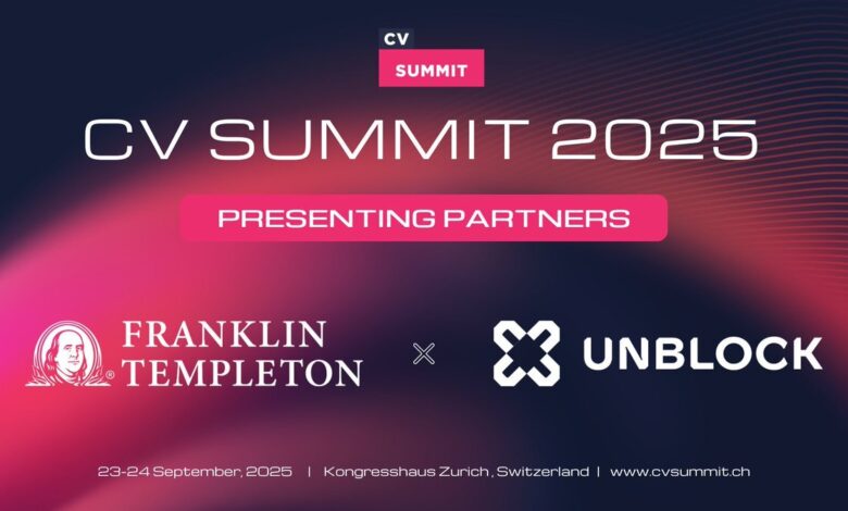 Franklin Templeton and Unblock As Lead Partners, at CV Summit Zurich 