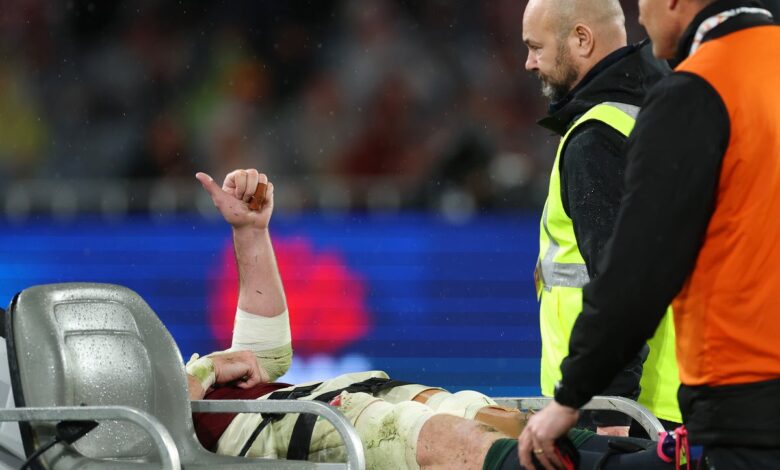 Andy Farrell provides update on James Ryan after worrying incident in Lions defeat