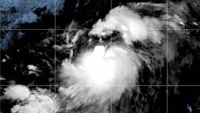 Hurricane Gil continues to churn far out in the eastern Pacific